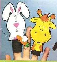 Manualidades: títeres de dedo en foami | Colorear