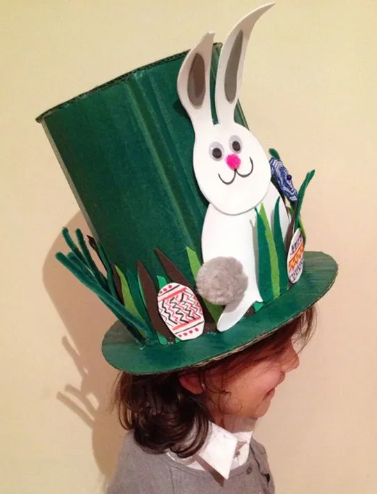 Manualidades: tutorial de sombrero de Pascua. DIY | Con tus manitas Manualidades: tutorial de sombrero de Pascua. DIY | Con tus manitas