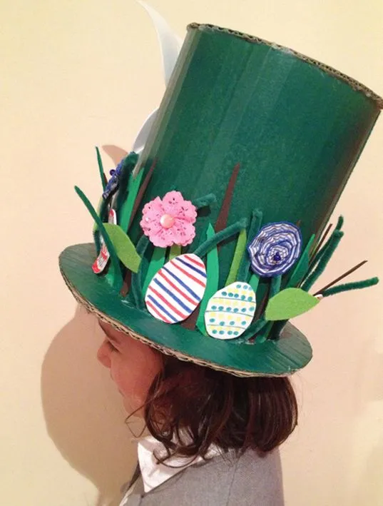 Manualidades: tutorial de sombrero de Pascua. DIY | Con tus manitas Manualidades: tutorial de sombrero de Pascua. DIY | Con tus manitas