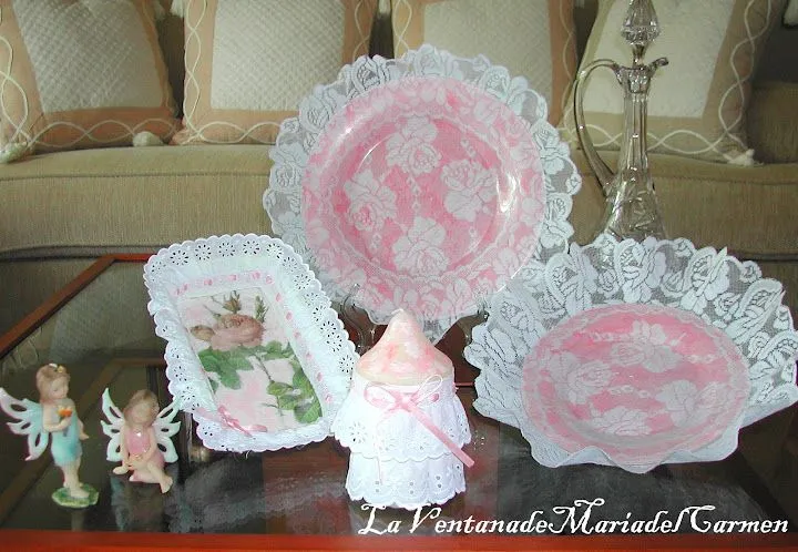 MANUALIDADES LA VENTANA DE MARIA DEL CARMEN : CONJUNTO DE BANDEJAS ... MANUALIDADES LA VENTANA DE MARIA DEL CARMEN : CONJUNTO DE BANDEJAS ...