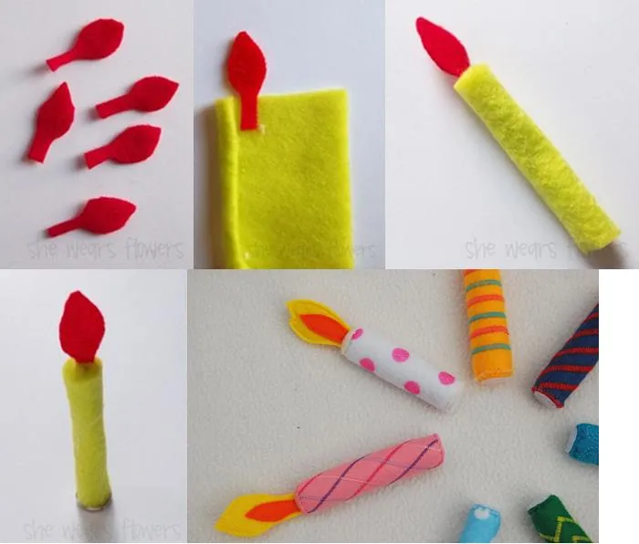 LAS MANUALIDADES DE VICKY: VARIOS TUTORIALES COMIDA DE FIELTRO