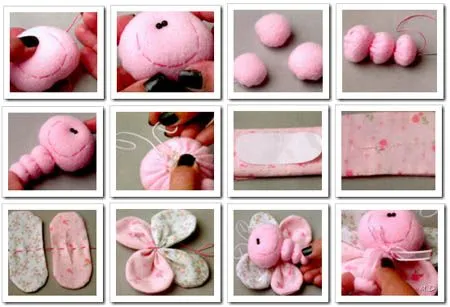Manualidades Virshy: Mariposas en tela