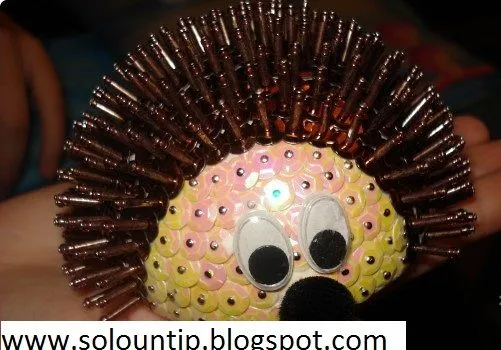 Manualidades:Como hacer un erizo paso a paso ~ Solountip.com Manualidades:Como hacer un erizo paso a paso ~ Solountip.com