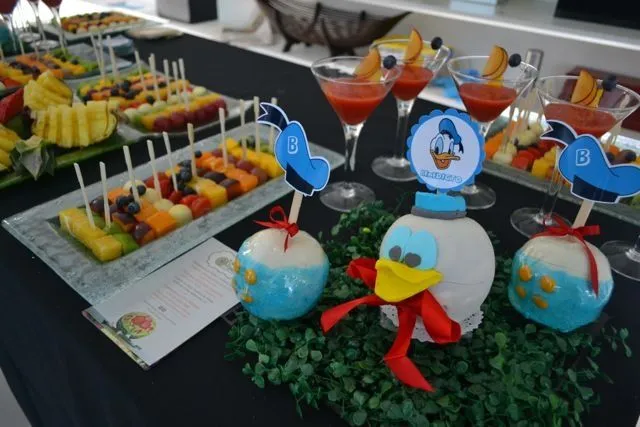 Manzanas con chocolate del Pato Donald | Frutas & Chocolate ...