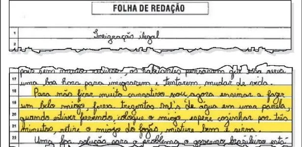 Mãos da Pati: Redação pronta em três minutos, igualzinho ao miojo ...