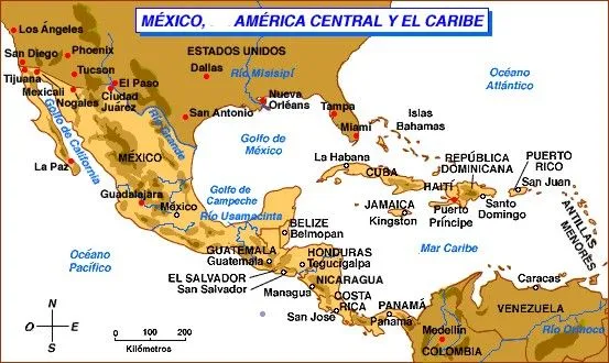 América latina: Geografía física y humana