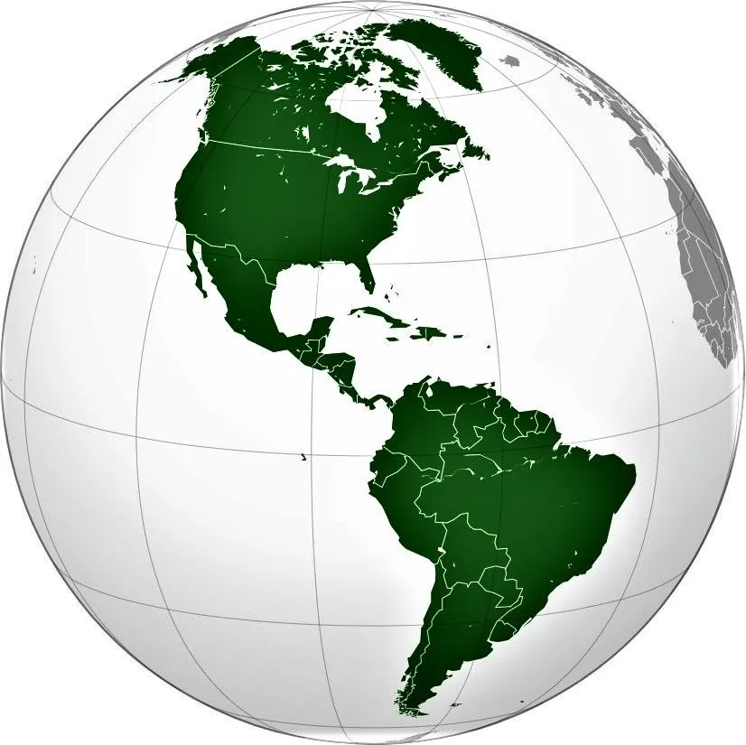 ▷ Mapa de América para imprimir | Político | Físico | Mudo | Con nombres | Países ▷ Mapa de América para imprimir | Político | Físico | Mudo | Con nombres | Países