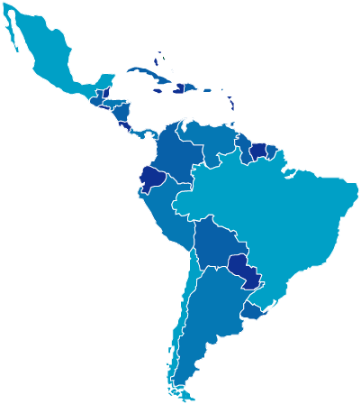 Mapa america latina y el caribe - Imagui