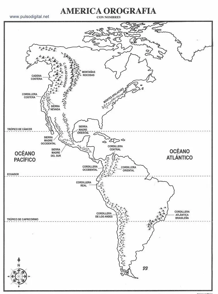 Mapa de América del Norte con división política sin nombres ... Mapa de América del Norte con división política sin nombres ...
