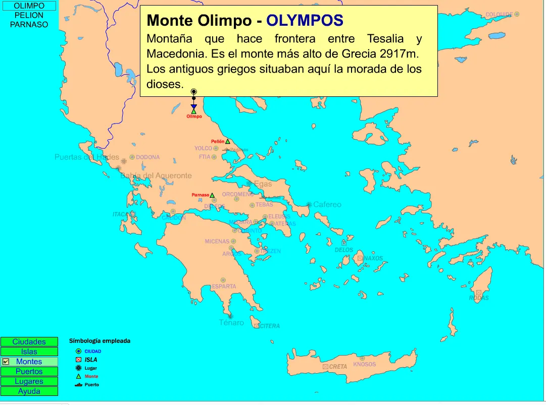 Mapa de la antigua Grecia | Recursos educativos digitales Mapa de la antigua Grecia | Recursos educativos digitales