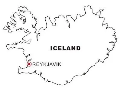 Mapa y Bandera de Islandia para dibujar pintar colorear imprimir ... Mapa y Bandera de Islandia para dibujar pintar colorear imprimir ...