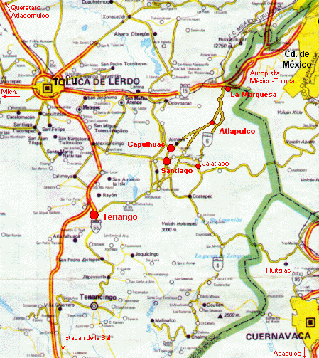 Tlahui - Medic No. 13. Mapa Carretero de Atlapulco. Medicinas ... Tlahui - Medic No. 13. Mapa Carretero de Atlapulco. Medicinas ...