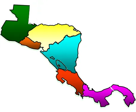 Mapa De Centro America - ClipArt Best
