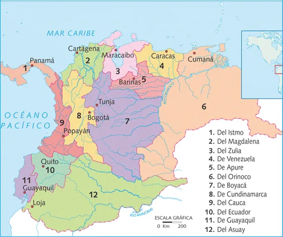 El Mapa de la Gran Colombia 1819-1830 – El Sueño de Simón Bolívar ... El Mapa de la Gran Colombia 1819-1830 – El Sueño de Simón Bolívar ...