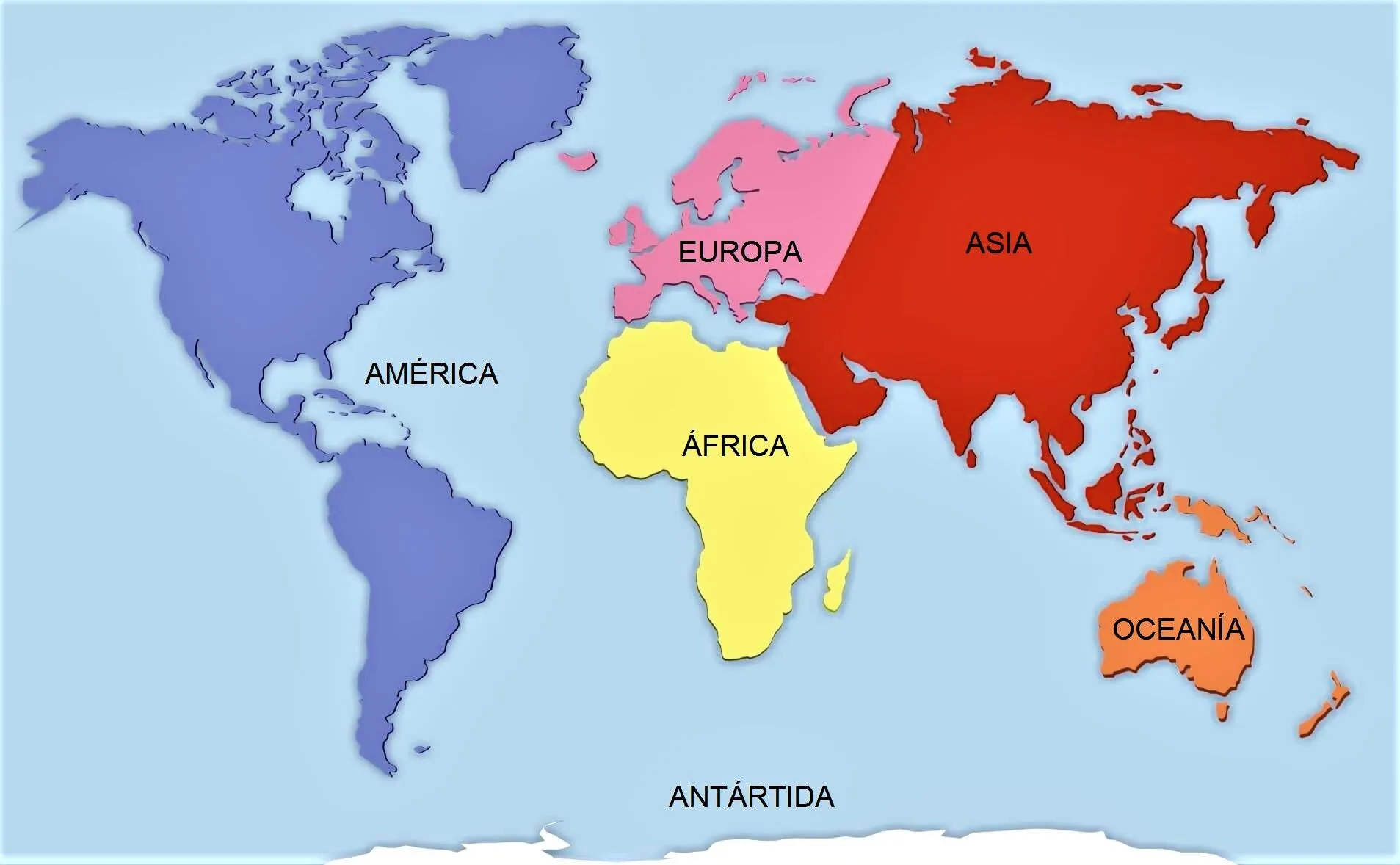 ▷【 Mapa de continentes 】» Con Nombres | Mudo | En blanco | Imprimir ▷【 Mapa de continentes 】» Con Nombres | Mudo | En blanco | Imprimir