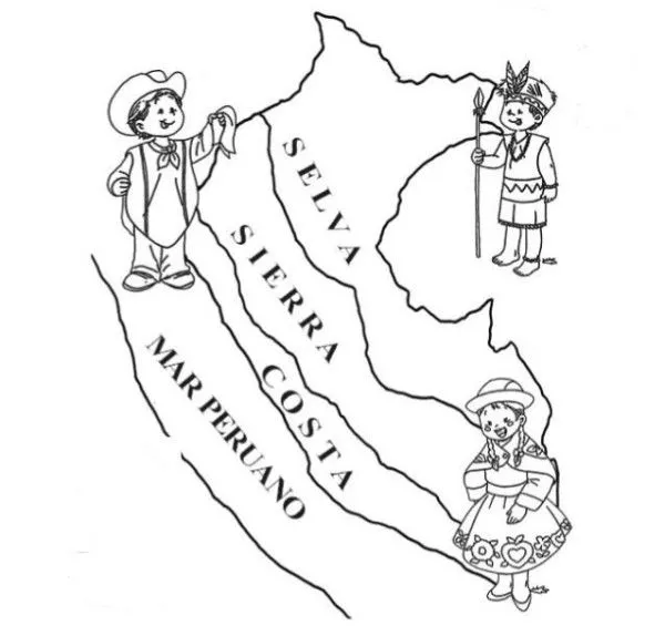 mapa-de-las-regiones-del-peru-para-colorear-1 | Colorear imágenes mapa-de-las-regiones-del-peru-para-colorear-1 | Colorear imágenes