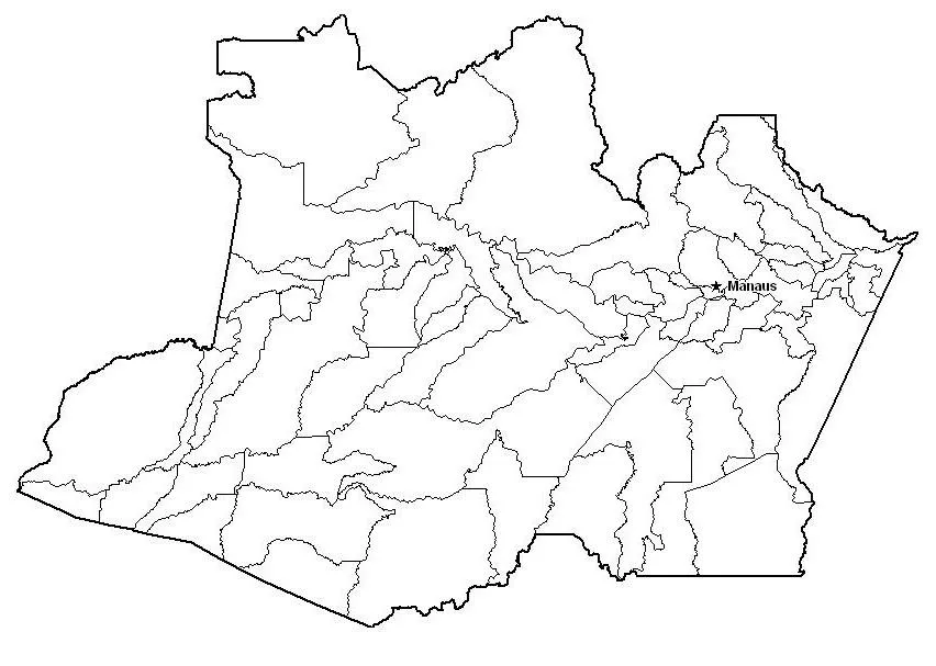 MAPA DO AMAZONAS PARA IMPRIMIR E COLORIR COM SEUS MUNICÍPIOS ... MAPA DO AMAZONAS PARA IMPRIMIR E COLORIR COM SEUS MUNICÍPIOS ...