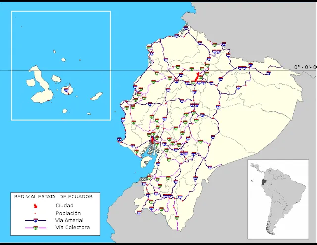 MAPA ECUADOR | Ecuador Noticias