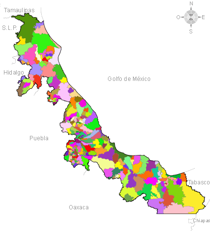 Mapa del edo. de veracruz - Imagui