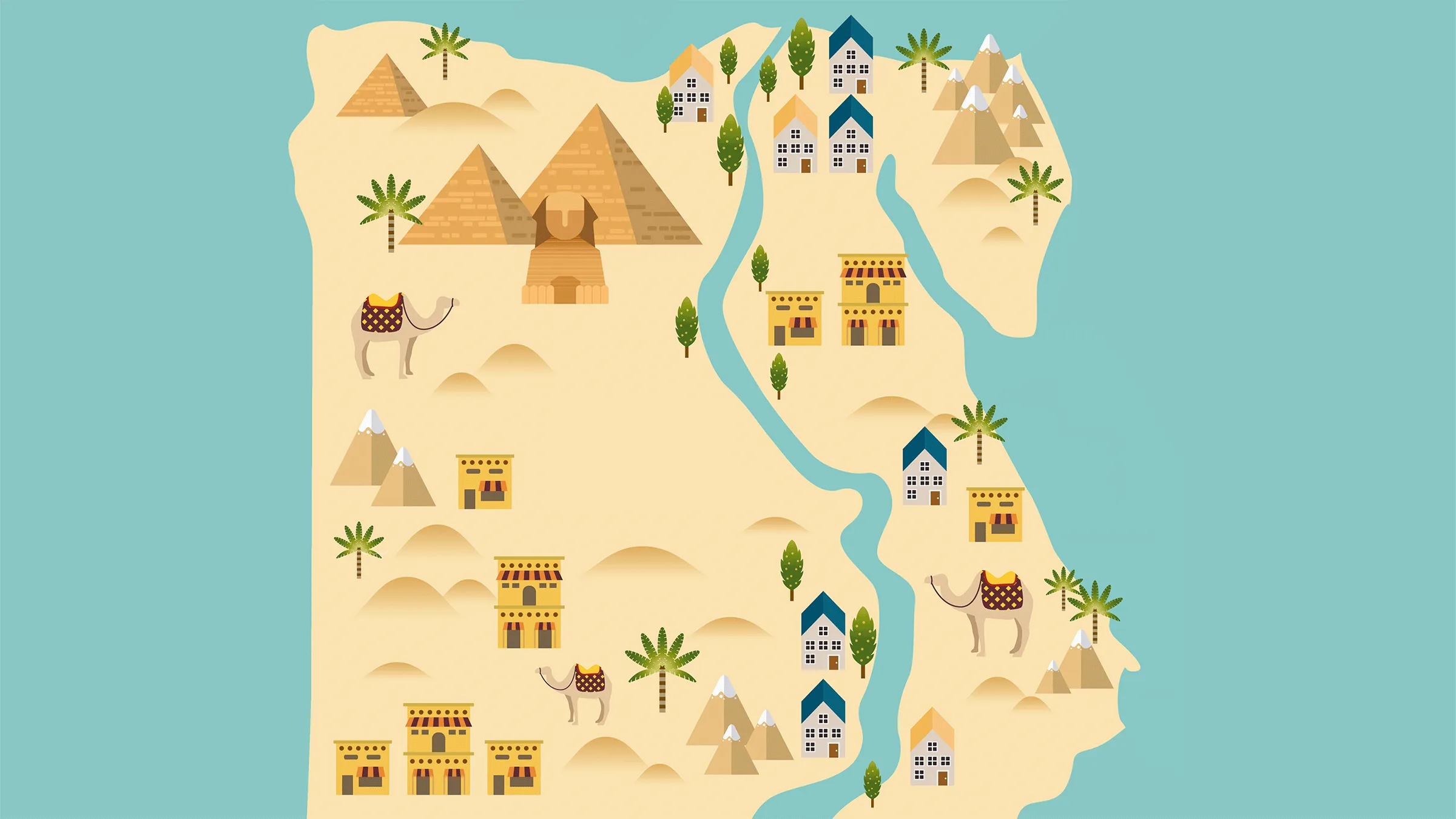 Mapa de Egipto