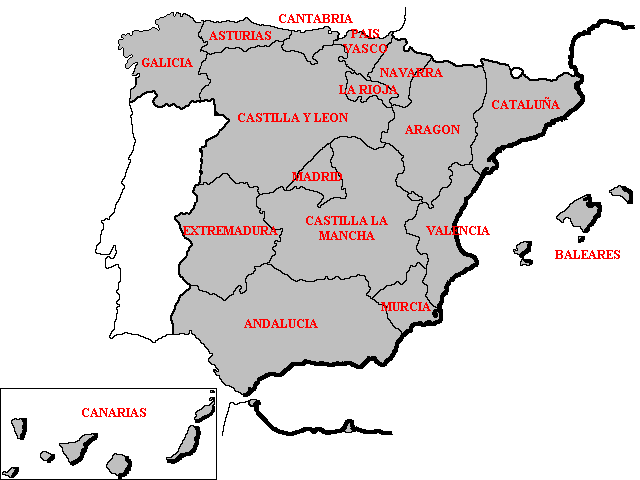 mapa de espana y comunidades autonomas - www.underage.site88.net mapa de espana y comunidades autonomas - www.underage.site88.net
