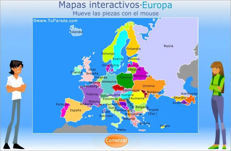 Mapa de Europa para armar., Mapas para armar e imprimir, tarjetas Mapa de Europa para armar., Mapas para armar e imprimir, tarjetas