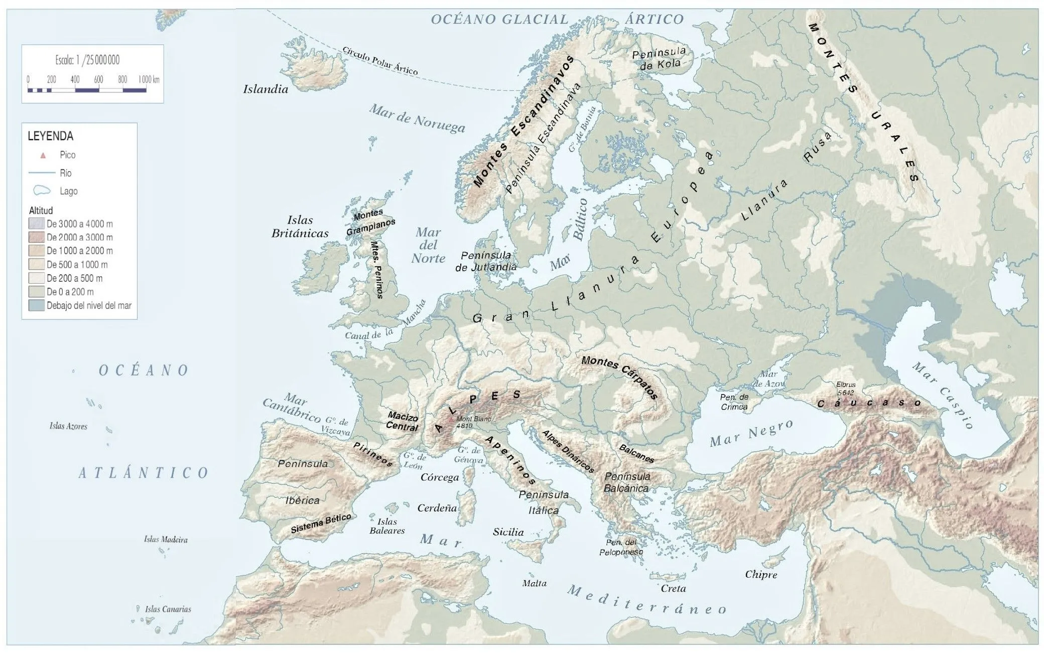 ▷ Mapa de Europa | Mapamundi para imprimir【Político | Físico | Mudo | 2018】 ▷ Mapa de Europa | Mapamundi para imprimir【Político | Físico | Mudo | 2018】