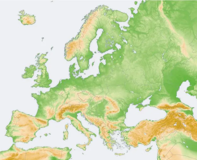 MAPA DE EUROPA político, físico y mudo ▷ Para imprimir A4 y estudiar MAPA DE EUROPA político, físico y mudo ▷ Para imprimir A4 y estudiar