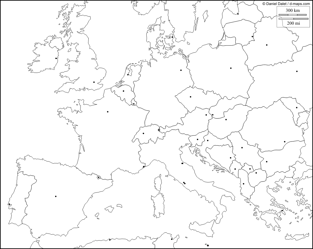 Croquis del mapa mudo de Europa - 22 fotos e imágenes gratis - Imagui