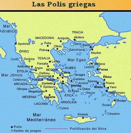 Mapa de la filosofía griega | ITACA