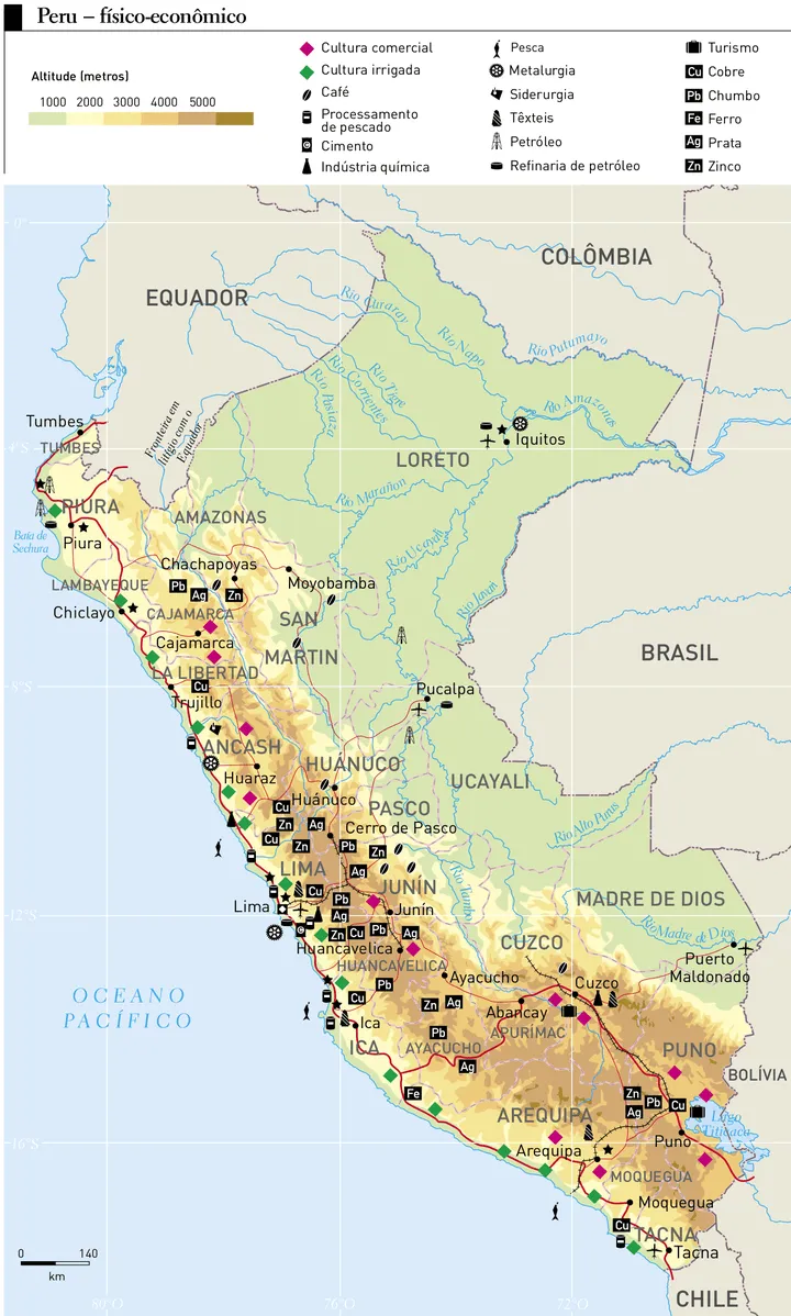 mapa-fisico-economico-peru - Portal Contemporâneo da América Latina e Caribe mapa-fisico-economico-peru - Portal Contemporâneo da América Latina e Caribe