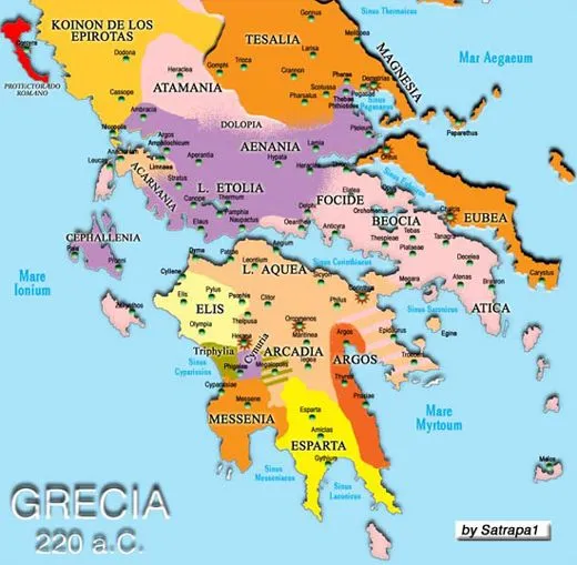 Grecia mapa politico - Imagui