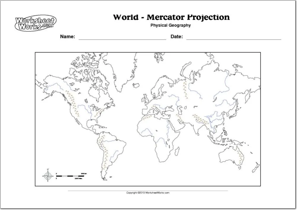 Mapa físico mudo del Mundo Mapa mudo de ríos y montañas del Mundo ... Mapa físico mudo del Mundo Mapa mudo de ríos y montañas del Mundo ...