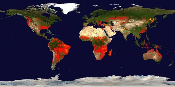 Mapa global de incendios – La Cartoteca Mapa global de incendios – La Cartoteca