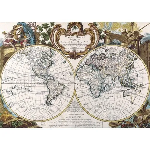 Mapa del Globo Terraqueo color - CuadrosGuapos. Mapa del Globo Terraqueo color - CuadrosGuapos.
