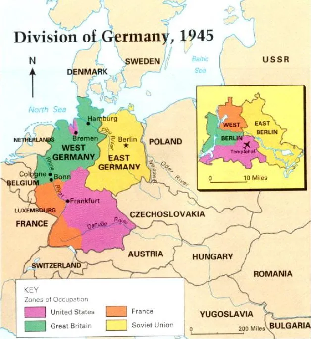 Mapa para imprimir de Alemania Mapa de Alemania: División alemana ... Mapa para imprimir de Alemania Mapa de Alemania: División alemana ...