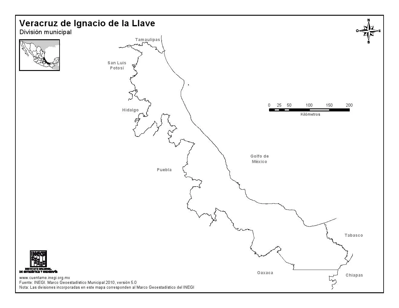 Mapa para imprimir de Veracruz Mapa en color de los municipios de ... Mapa para imprimir de Veracruz Mapa en color de los municipios de ...