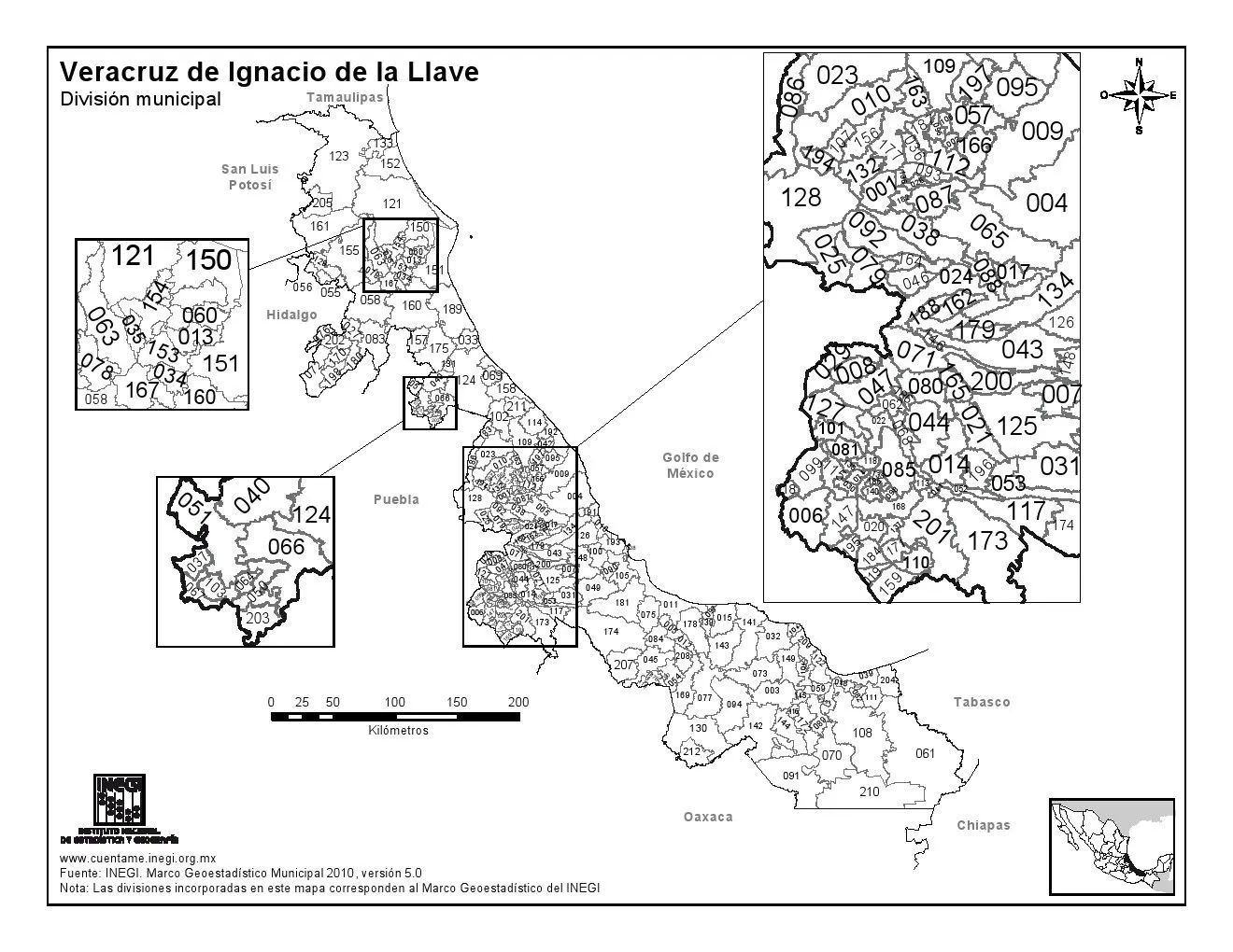 Mapa para imprimir de Veracruz Mapa en color de los municipios de ... Mapa para imprimir de Veracruz Mapa en color de los municipios de ...
