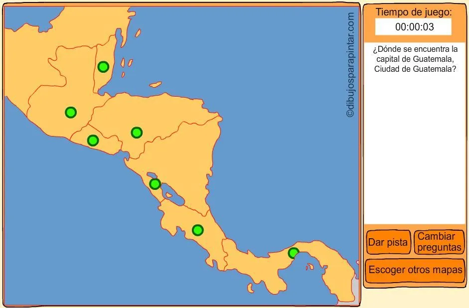 Mapa interactivo de Centroamérica Capitales de países de ... Mapa interactivo de Centroamérica Capitales de países de ...