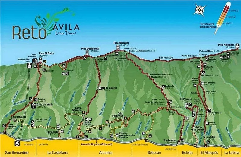Mapa interactivo - Parque nacional el Ávila - Venezuela Tuya Mapa interactivo - Parque nacional el Ávila - Venezuela Tuya