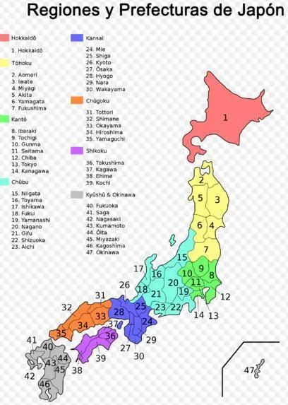 Mapa de japon para colorear - Imagui