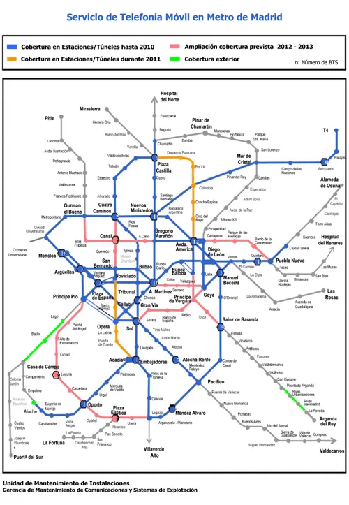 El nuevo mapa del Metro en cobertura del teléfono móvil - Cronica ... El nuevo mapa del Metro en cobertura del teléfono móvil - Cronica ...