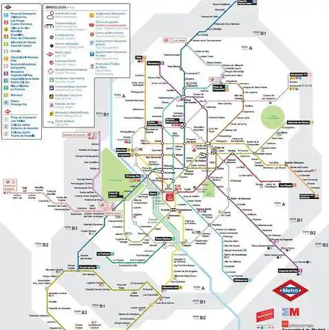 Así es el nuevo mapa del Metro de Madrid - ABC.