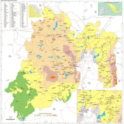 Mapa de Estado de México