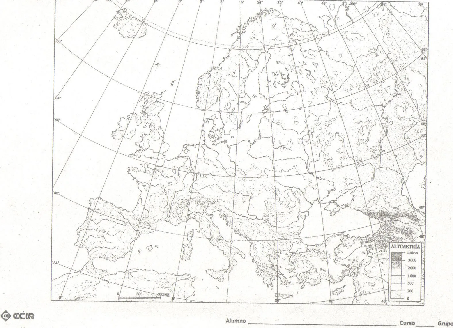 Mapa Mudo De Europa Politico Interactivo