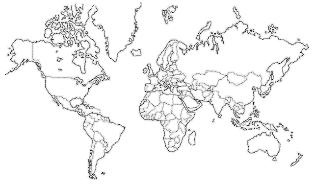 Mapa Mudo | Mapas y Más - Carpeta Pedagógica