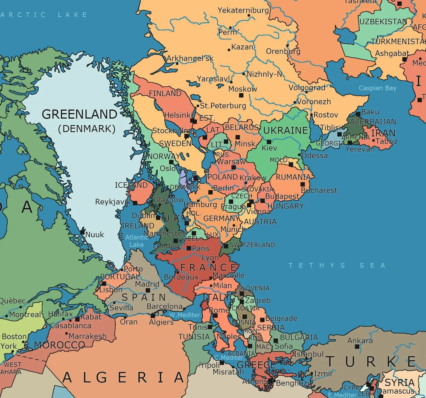 El mapa que muestra cómo sería el mundo si aún existiera Pangea | Traveler El mapa que muestra cómo sería el mundo si aún existiera Pangea | Traveler