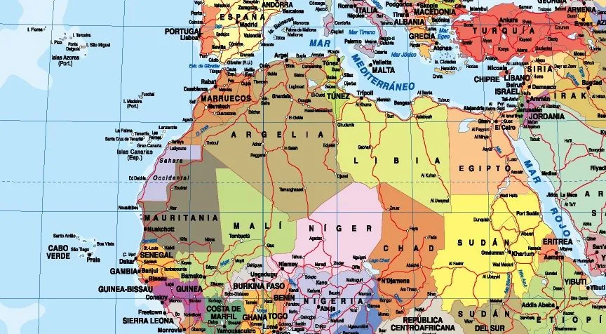 Mapa mundi en español | Mapas Posters Mundo y España Mapa mundi en español | Mapas Posters Mundo y España