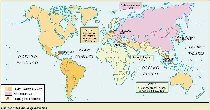 MAPAS | LA GRAN GUERRA FRIA 1945-1989