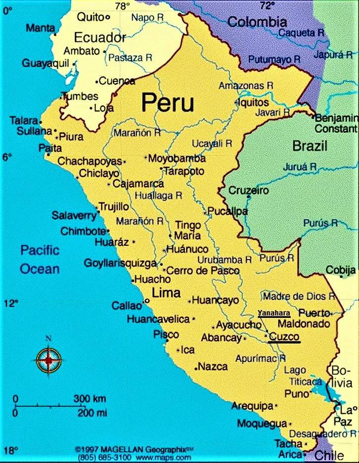 ⊛ Mapa del Perú 